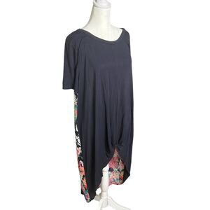 PAISLEY GRACE Tunic Shirt Dress‎ Romantic Short Sleeve 2XL